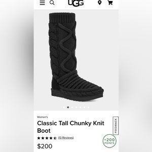 Classic Tall Chunky Knit UGG Boots